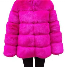 Load image into Gallery viewer, The Monarch Faux Fur Coat