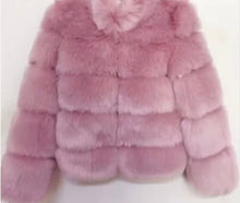 Load image into Gallery viewer, The Monarch Faux Fur Coat
