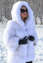 Load image into Gallery viewer, The Monarch Faux Fur Coat
