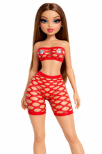 Load image into Gallery viewer, Neon Cut-Out Tube Top &amp; Shorts Set – Multiple Colors
