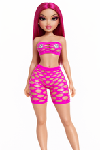 Load image into Gallery viewer, Neon Cut-Out Tube Top &amp; Shorts Set – Multiple Colors
