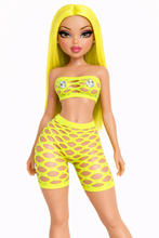 Load image into Gallery viewer, Neon Cut-Out Tube Top &amp; Shorts Set – Multiple Colors
