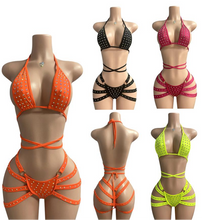 Load image into Gallery viewer, Solar Flare – Ombre Bikini Set
