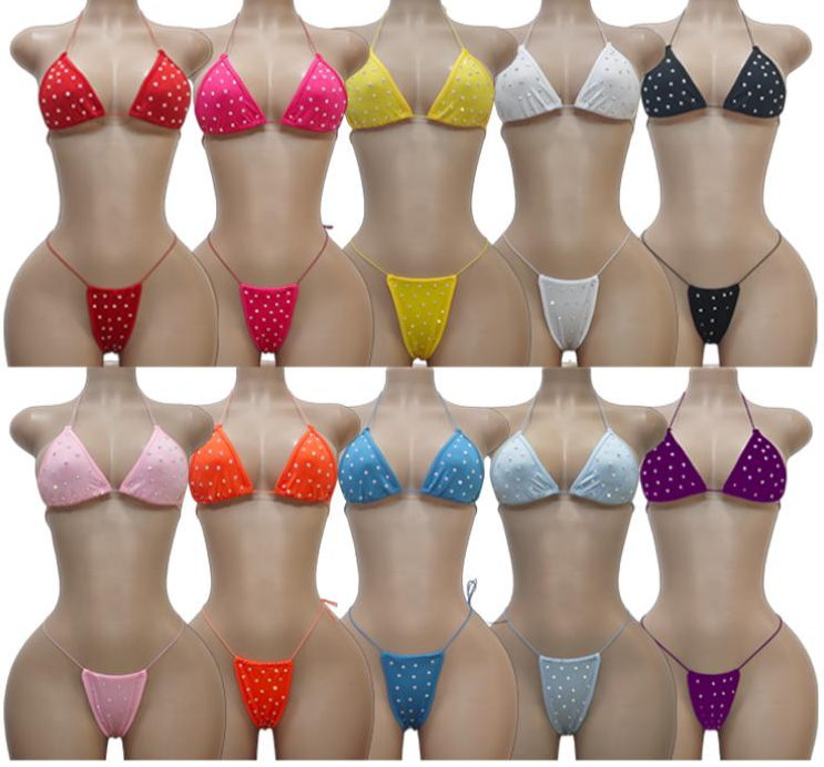 Starlit Triangle Bikini Set