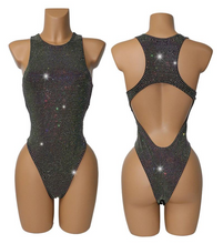 Load image into Gallery viewer, Crystal Mesh Racerback Monokini
