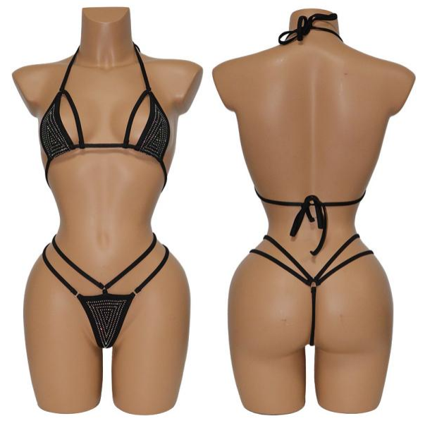 “Midnight Mirage Micro Bikini
