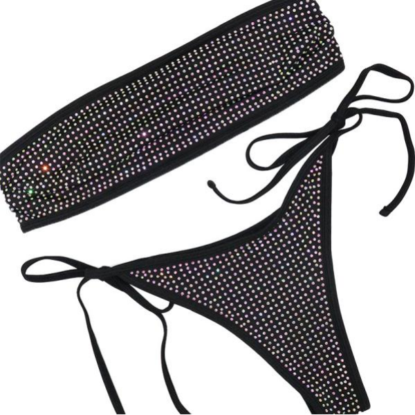 Midnight Sparkle Bikini Set