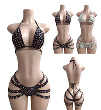 Load image into Gallery viewer, Solar Flare – Ombre Bikini Set
