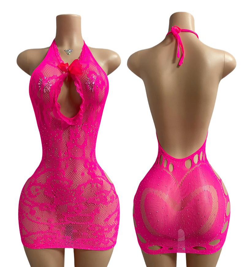 Bow Seduction Mini Dress